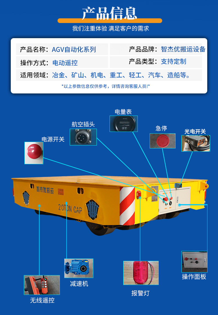 车间轨道平板车结构